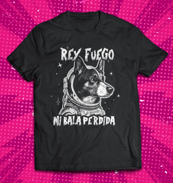 Polera rey fuego mi bala perdida